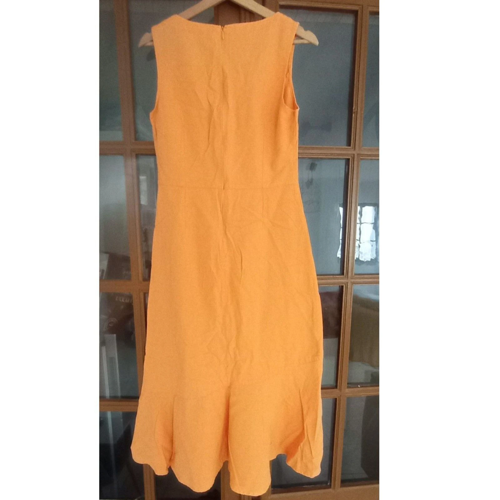 vestido largo naranja talla 36 en muy buen estado – photo 4